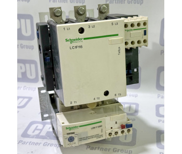 Schneider Electric TeSys F Contactor LC1F115 with LR9F5369 Electronic Overload Relay
