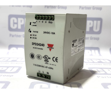 Carlo Gavazzi SPD242401 Industrial DIN rail power supply 115-230V/24VDC-10A, №2