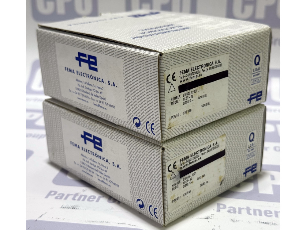 FEMA XCCT-22 Isolated Transmitter Series CCT Asgard J-Type TC 0/250°C Input XCCT-22 | FEMA Electronica S.A. - Image 1