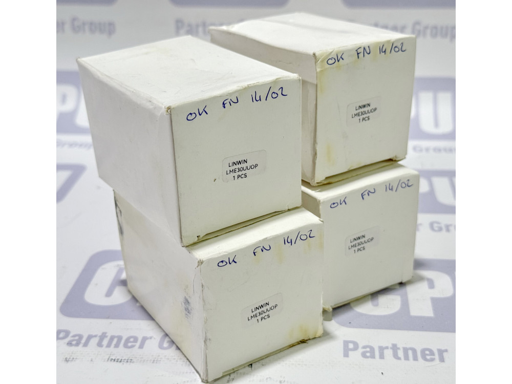 Lot of 4 LINWIN LME30UUOP Open Type Linear Motion Ball Bearings 30mm CNC LME30UUOP | LINWIN - Image 1