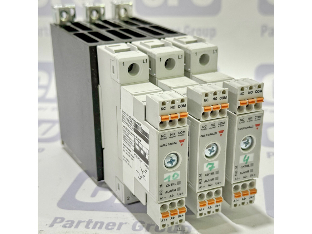 CARLO GAVAZZI RGC1A60D30KEM Solid State Relay (SSR) 30A 660V AC Control 4-32V DC DIN Rail Mount RGC1A60D30KEM | Carlo Gavazzi - Image 1