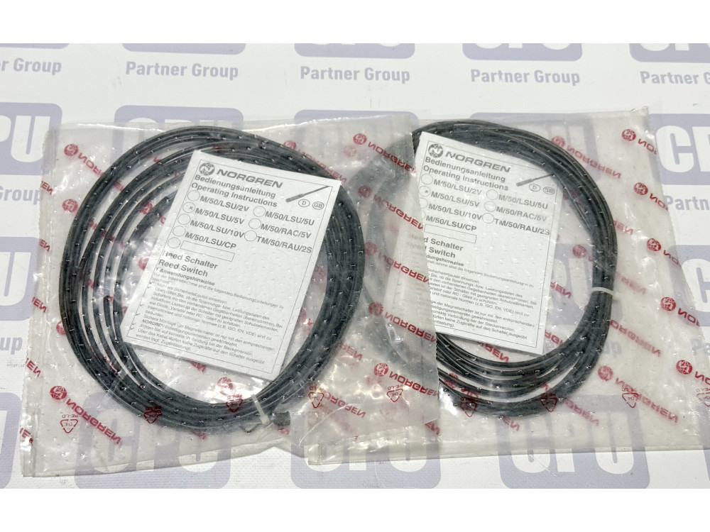Norgren M/50/LSU/5V Reed Switch Magnetic Sensor 5m Cable Pneumatic Cylinder M/50/LSU/5V | Norgren - Image 1