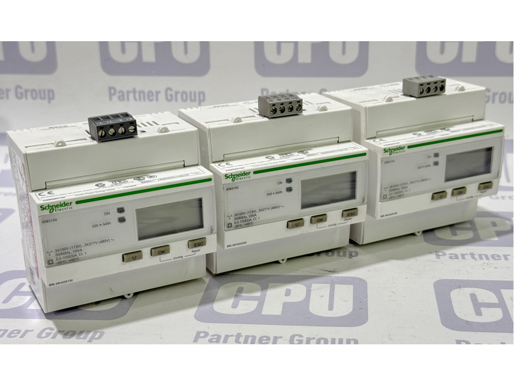 Schneider Electric iEM3150 Three-Phase Energy Meter A9MEM3150 - Modbus RTU, 63A iEM3150 | Schneider Electric - Image 1