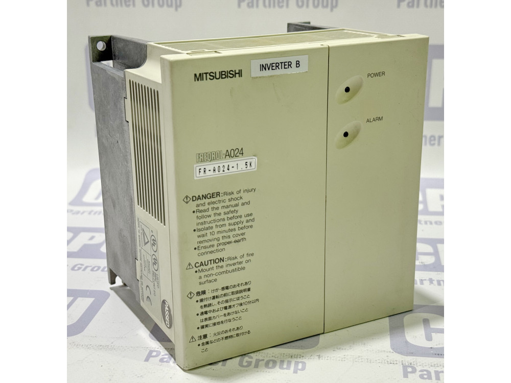 Mitsubishi Freqrol-A024 FR-A024-1.5K Variable Frequency Drive (1.5kW, 3-Phase) FR-A024-1.5K | Mitsubishi Electric - Image 1