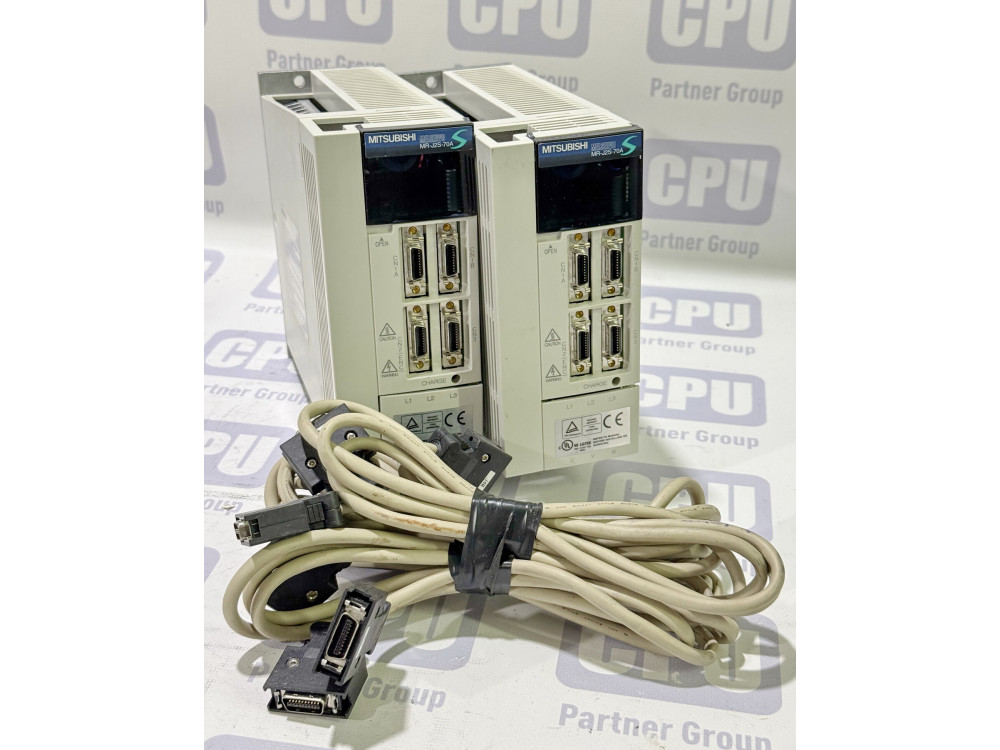 Mitsubishi MELSERVO MR-J2S-70A-S057 Servo Amplifier (750W, 3-Phase/1-Phase) MR-J2S-70A-S057 | Mitsubishi Electric - Image 1