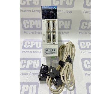 Mitsubishi MR-J2S-10A-S057 Servo Drive 100W MELSERVO-J2-Super AC Amplifier & Cables Mitsubishi MR-J2S-10A-S057 Servo Drive 100W MELSERVO-J2-Super AC Amplifier & Cables