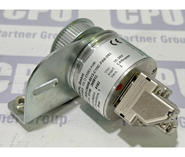POSITAL FRABA OCD-C600B-0013-C10C-PA9-093 Absolute Encoder (13-bit, CANopen) with Bracket & Pulley POSITAL FRABA OCD-C600B-0013-C10C-PA9-093 Absolute Encoder (13-bit, CANopen) with Bracket & Pulley