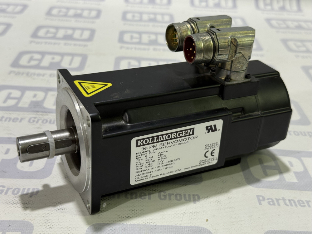 Kollmorgen AKM42J-AC12R-00 3-Phase PM Servo Motor AKM42J-AC12R-00 | Kollmorgen - Image 1