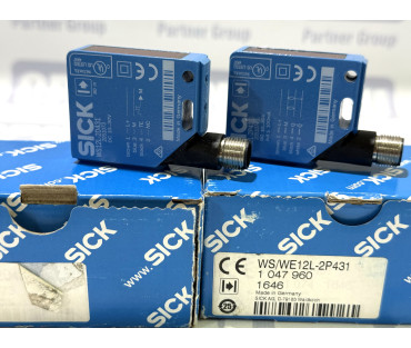 Sick WE12L-2P431 + WS12L-2D431 Photoelectric Sensors