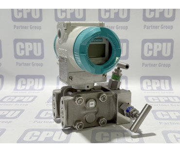 Siemens SITRANS P 7MF4433-3FB02-1PB6-Z Differential Pressure Transmitter with Schneider Manifold 1 pcs
