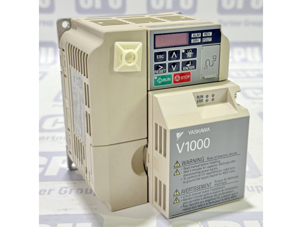Yaskawa CIMR-VCBA0006JAB V1000 Series AC Drive - 1.1kW/1.1kW Inverter CIMR-VCBA0006JAB | Yaskawa - Image 1