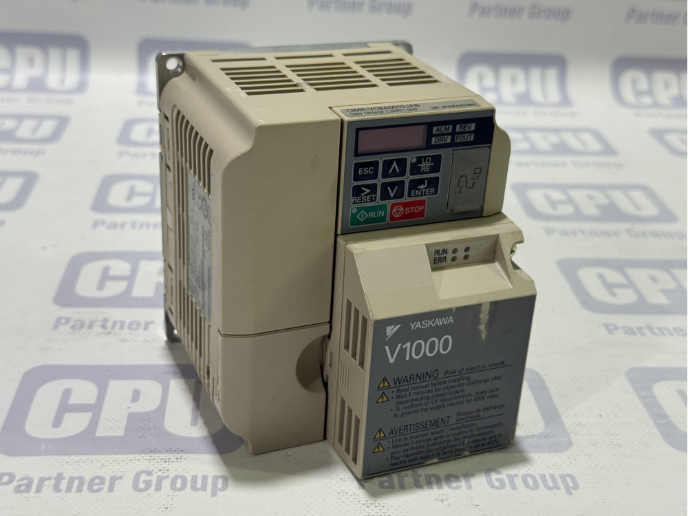 Yaskawa V1000 VFD Inverter CIMR-VCBA0010JAB 2.2kW/1.5kW 200-240V CIMR-VCBA0010JAB | Yaskawa - Image 1