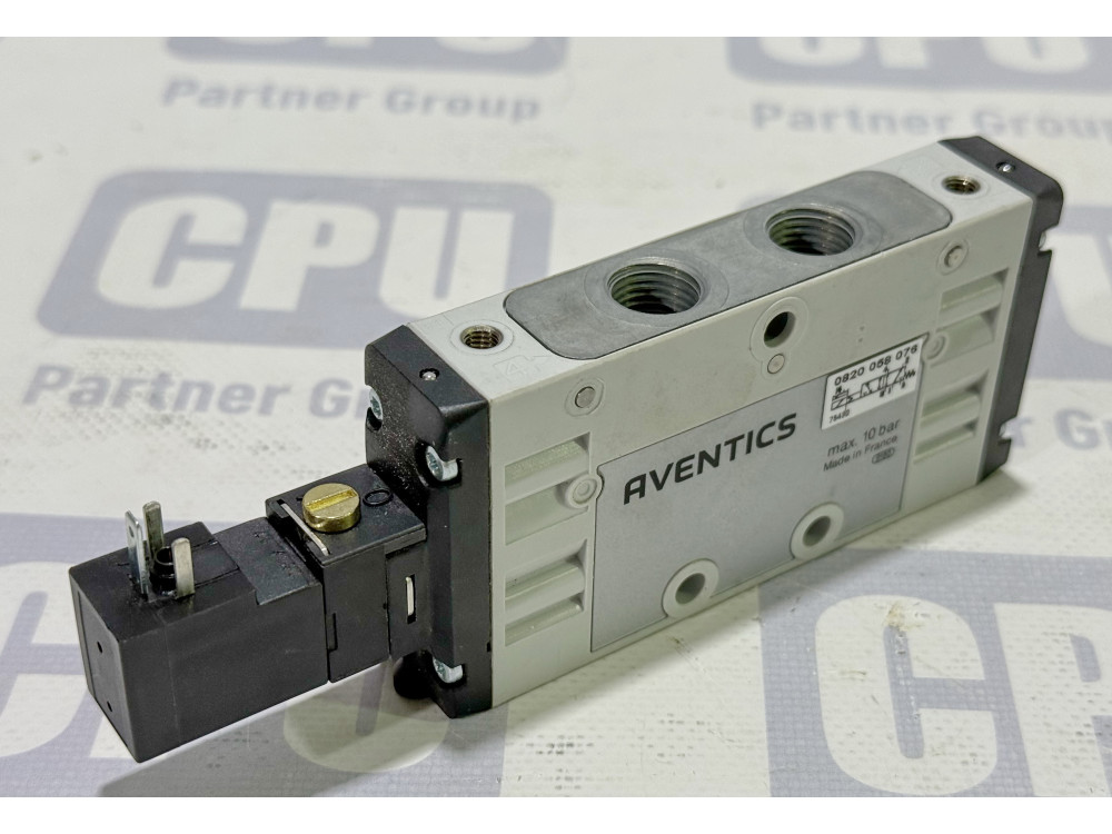 Aventics 0820058076 5/2-Way Directional Solenoid Valve 24V DC 2W 0820058076 | Aventics - Image 1