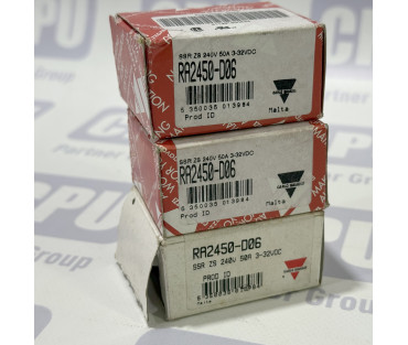 Carlo Gavazzi RA2450-D06 Solid State Relay (50A, 240V, 3-32VDC Control) Carlo Gavazzi RA2450-D06 Solid State Relay (50A, 240V, 3-32VDC Control)