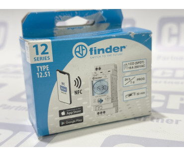 Finder 12.51.8.230.0000 Digital Weekly Time Switch with NFC