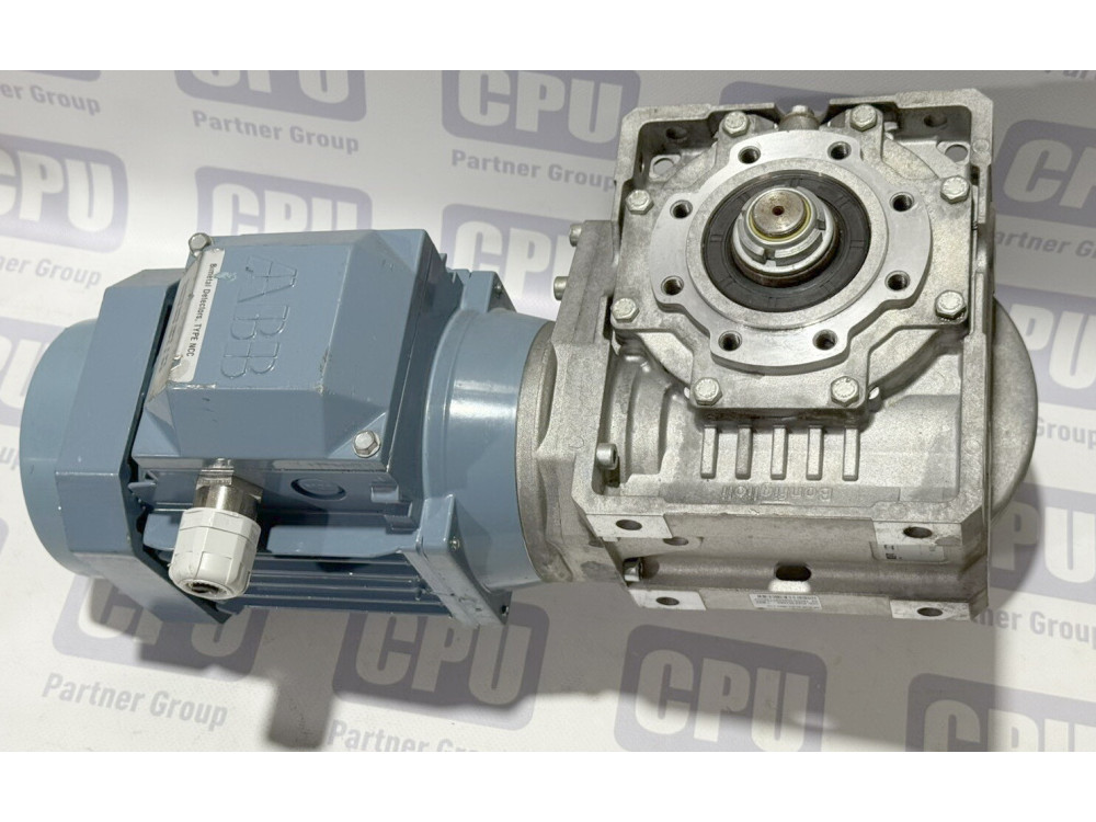 Bonfiglioli W63 1/10 Worm Gear Motor with 0.55 kW ABB Electric Motor W63 L1 U | BONFIGLIOLI VECTRON - Image 1