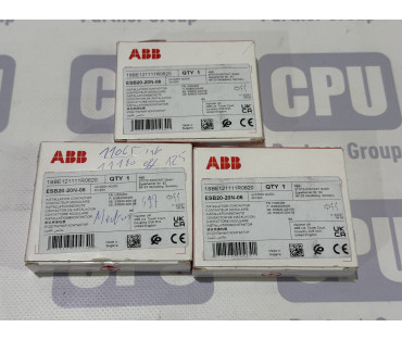 ABB ESB20-20N-06 Modular Contactor 20A 2NO 230V AC/DC (1SBE121111R0620)