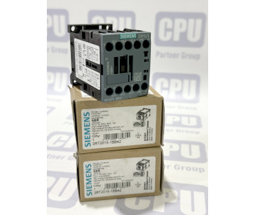 NEW Siemens Sirius 3RT2015-1BB42 Power Contactor 3kW 7A 24V DC 1NC S00