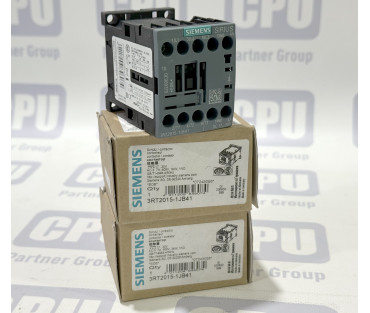 Siemens Sirius 3RT2015-1JB41 Contactor, 3 kW / 400 V AC, 17–30 V DC Electronic Coil, 1NO, Size S00