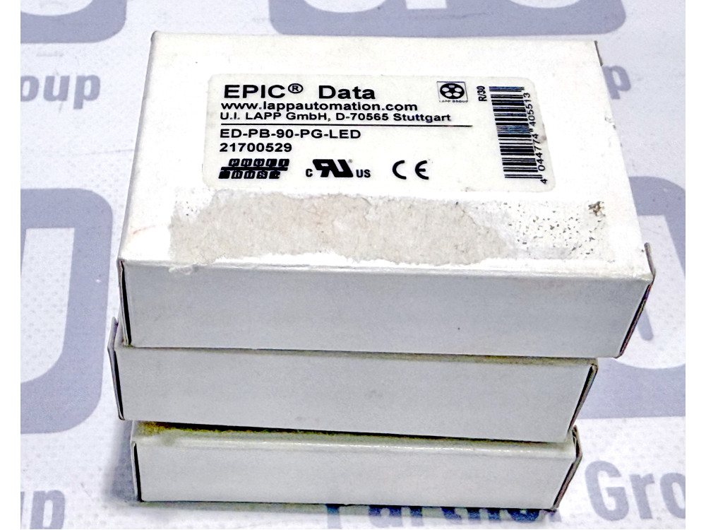 PROFIBUS Connector LAPP EPIC Data ED-PB-90-PG-LED (PN: 21700529) Bus Plug with Diagnostics ED-PB-90-PG-LED | LAPP - Image 1