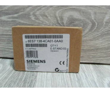 Siemens Simatic 6ES7138-4CA01-0AA0 ET 200S Power module