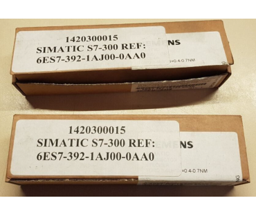 Siemens SIMATIC 6ES7392-1AJ00-0AA0 20-POLE FRONT CONNECTOR ( 1 lot ) #BD7809#
