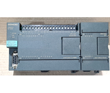 Siemens 6ES7 214-1AD23-0XB0 + 6ES7 222-1BF22-0XA0 1 lot #D7809#