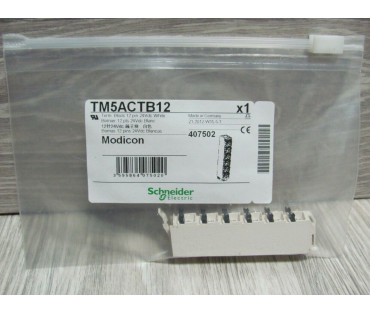 Schneider Electric TM5ACTB12 407502 Modicon Terminal block 12-PIN 1 pcs