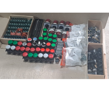 1 lot Buttons, on, off, lights. Elfin, Raptor, Eaton, ABB, Acko