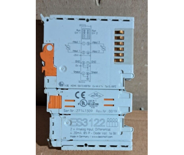 BECKHOFF ES3122 EtherCAT Terminal 1 PCS #AD1612#